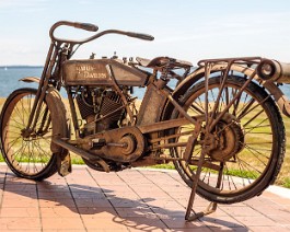 1915 Harley Davidson Model 11 Twin 3 Speed Engine 6676K 2020-08-21 1473-HDR