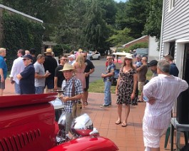 2019 Cadillac LaSalle Show IMG_9889 A few of the 150 spectators enjoying the show.