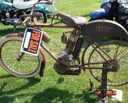 Oley Penn Meet 2009 DSC05563 Dave Minerva's diamond frame Indian.