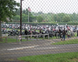 Rhinebeck 2010 100_0699 Some of the many bikes that showed up for the meet.