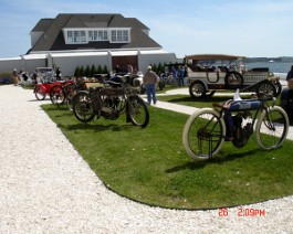 DSC03912 Dick was asked to bring seven of his most prized vintage motorcycles to the show. Concours D'Elegance, Newport, Rhode Island on May 25-26 2008.