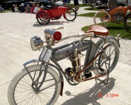 DSC03913 Dick was asked to bring seven of his most prized vintage motorcycles to the show. Concours D'Elegance, Newport, Rhode Island on May 25-26 2008.