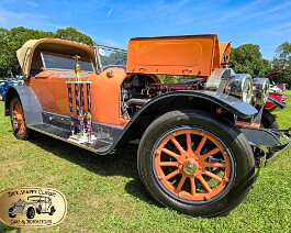 1917 Locomobile Mod 48 Corvette Club of R I 2026 06 The 1917 Locomobile Model 48 Dual Cowl Sportif wins the President's Choice Award & Best Paint Award at the Corvettes & Classics Car Show.