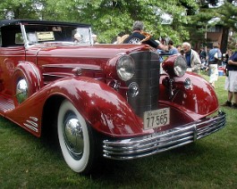 1933 Cadillac V-16 Convertible Coupe body by Fisher 33 v16 front 1933 Cadillac V-16 Convertible Coupe body by Fisher won "Best Of Show" award, Cadillac LaSalle Club on July 5, 2005.