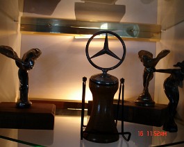 DSC02375 Hood ornaments (mascots) include Rolls Royce and Mercedes etc.