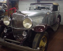 1934 Duesenberg Model J-505 Convertible Sedan Body by Derham DSC00353 Body after it was washed and the original chrome was polished.